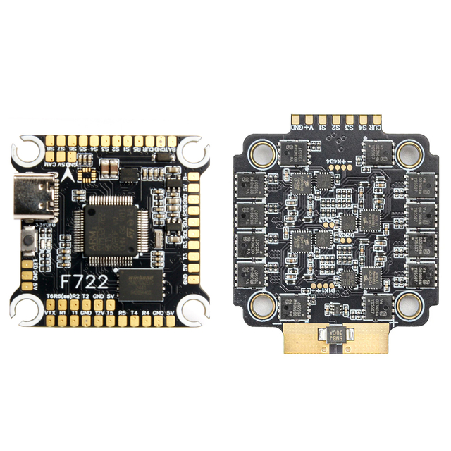 F722 60A FC ESC Flight Stack Fly Tower untuk Drone Fpv