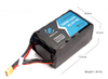 Senchtec 12,000 MAh Ternary Lithium Battery Pack 22.2V 6S ኃይለኛ ዳግም ሊሞላ የሚችል ረጅም ክልል መልቲኮፕተር ኳድኮፕተር Uav Fpv ድሮን ባትሪ